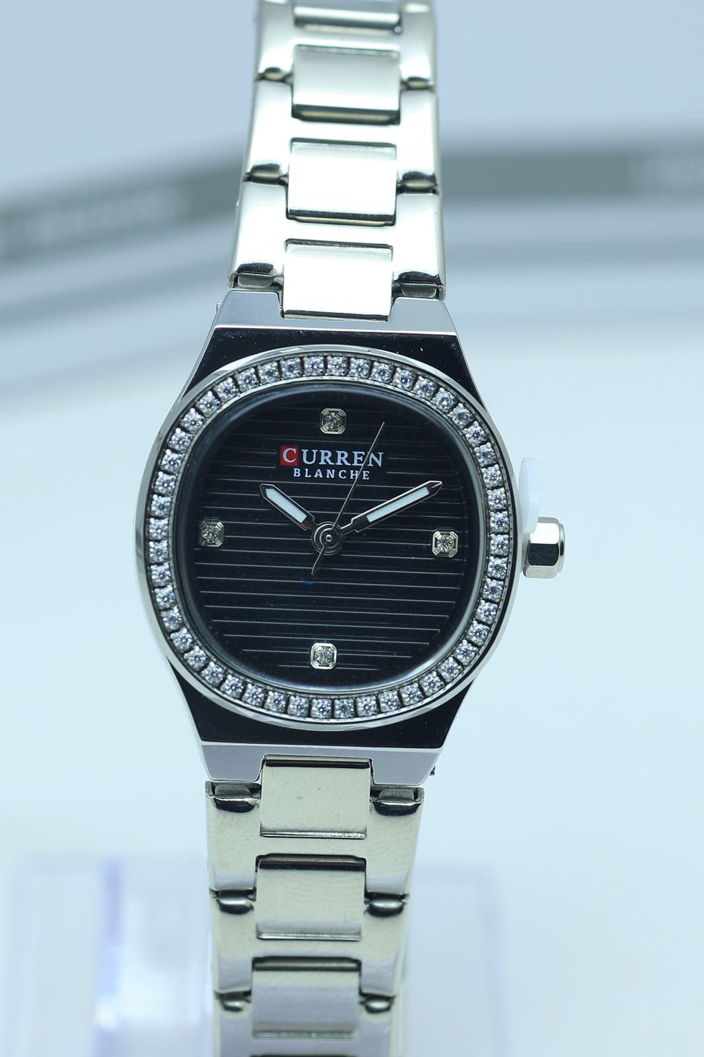 Curren 9101 Silver Black